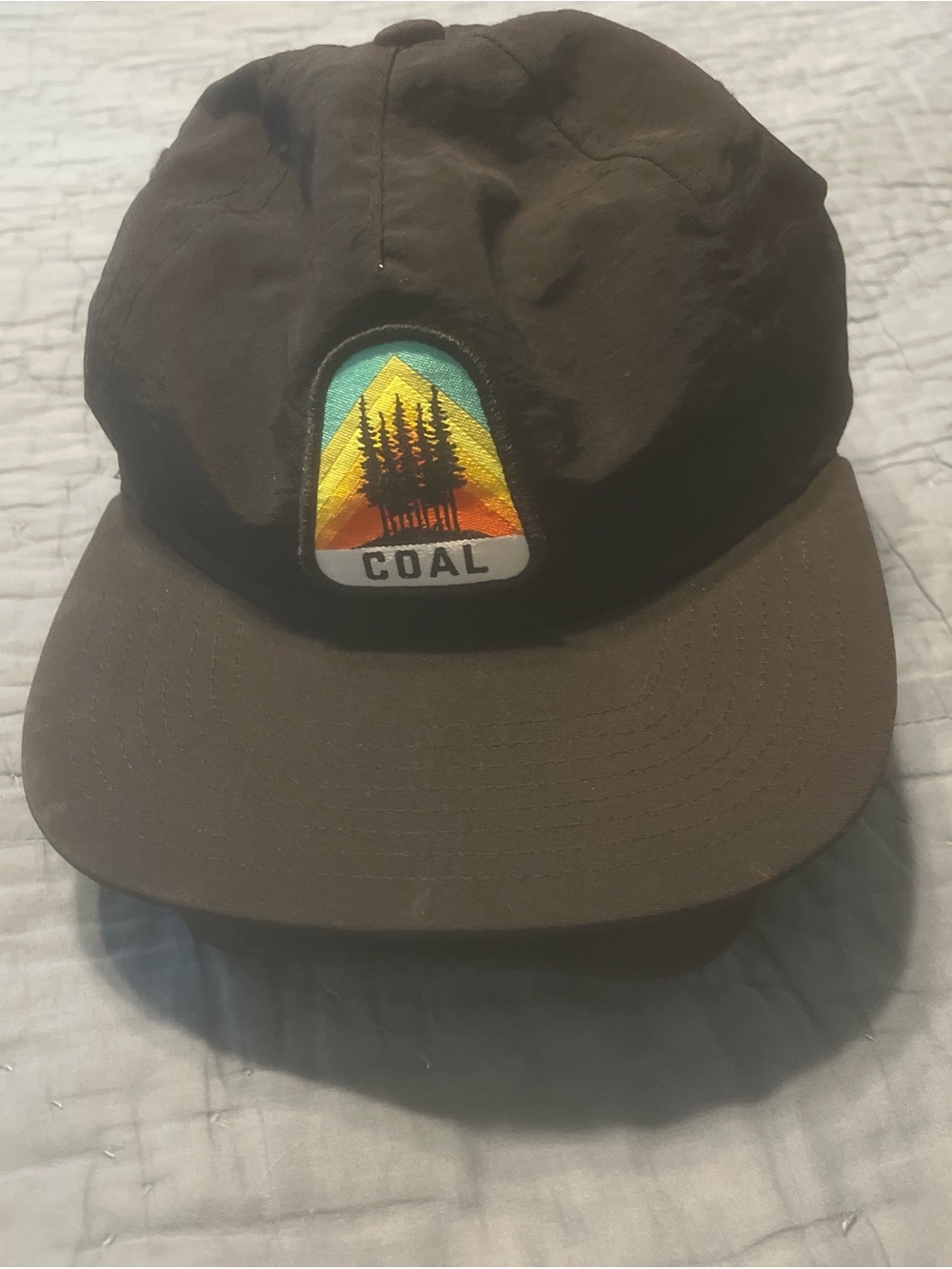 Coal Headwear Patch Logo Black Camp Cap